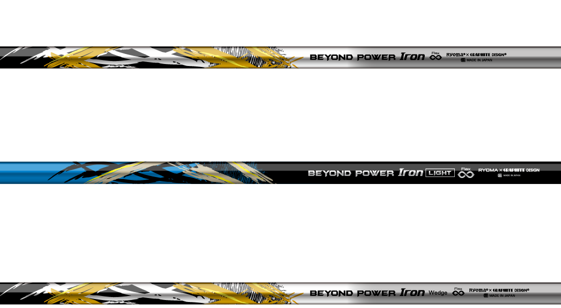 BEYOND POWER Iron BEYOND POWER Iron Wedge BEYOND POWER Iron LIGHT